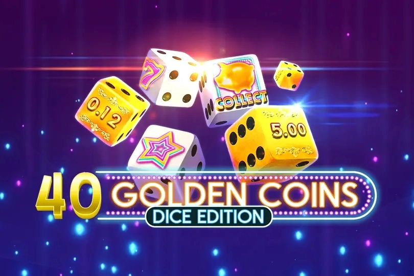 Арт слота 40 Golden Coins Dice Edition